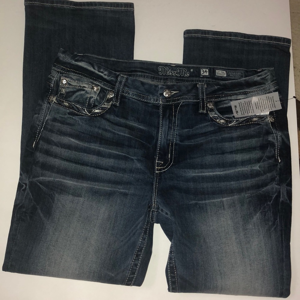 NWT Miss me boot leg mid rise jeans